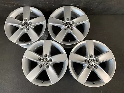 (4) VW Volkswagen Jetta Wheels Rims + Caps 16  Hol.69957 Golf Passat Rabbit EOS • $495