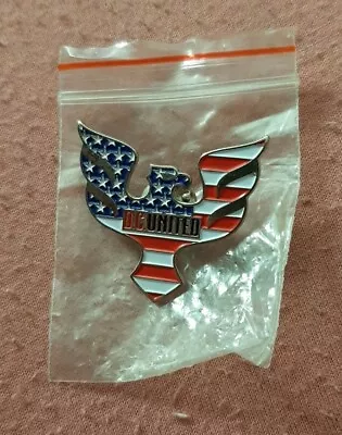 DC United Eagle Shaped Red White And Blue Flag Colored Pin MLS Soccer Team • $5