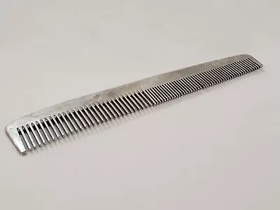 Vtg Tip-Top Aluminum Metal Comb Hand Made In Japan Tip Top Japanese Comb 6.5 In • $9.50