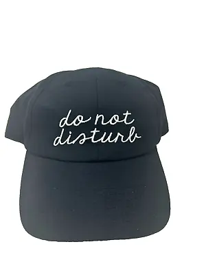 Do Not Disturb Novelty Hat Cap Strapback Black B45 C • $9.89