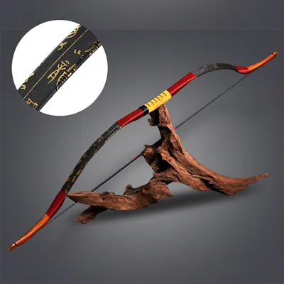 Archery Traditional Recurve Bow 15-50lbs.Longbow Horsebow For Hunting Practice • $79.71