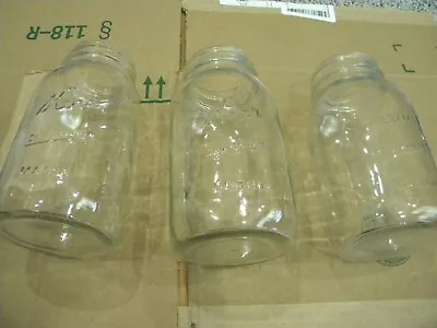 3 Vintage Glass KERR Self Sealing Mason JAR • $9.99