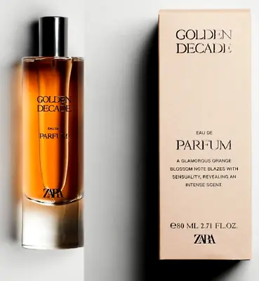 $55.99 • Buy Zara Golden Decade Women Eau De Parfum Fragrance 80 ML (2,71 OZ) New Sealed