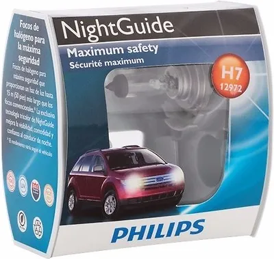 Made In Germany Philips H7 Upgrade Extra Bright Vision More Light Bulb 12972 • $14.98