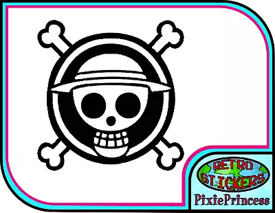 £3.05 • Buy One Piece Logo Luffy A Vinyl Sticker Wall Poster Anime Car Truck Window Decal