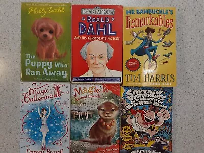 Children's Books X6: Remarkables Animal Friends Capt. Underpants Etc • £8.76