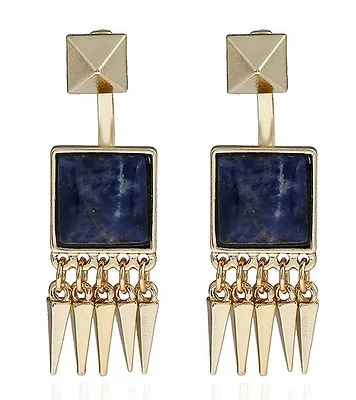 MARNI H&M Square  Gemstone Tassel Earrings • $17.99