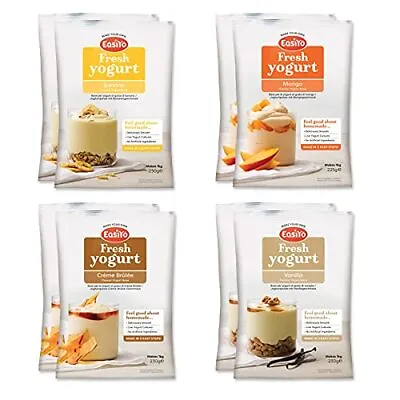 Yogurt 8 Sachet Pack EasiYo Everyday Mixed Pack Each Sachet Makes 1kg Of Yogurt • £33.33