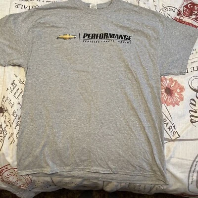 $10 • Buy Vtg Chevrolet Racing T-shirt Chevy Performance Vehicles -Parts- Racing Sz XL