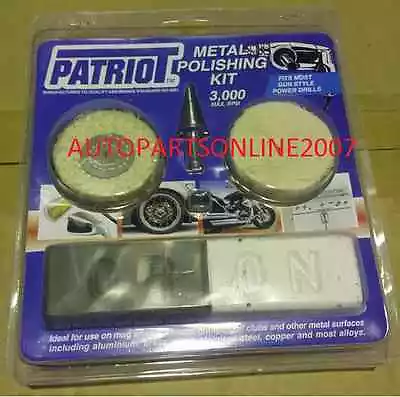 Metal Polish Polishing Kit Chrome Aluminium Brass Stainless Copper Steel Mags • $61.99