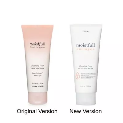 ETUDE House Moistfull Collagen Cleansing Foam 150g (Exp : 2024/06) • $10.99