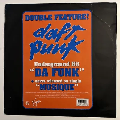 Daft Punk  Da Funk / Musique 12 Inch Vinyl Single Virgin / Soma VST 1625 EX/EX • £26.99