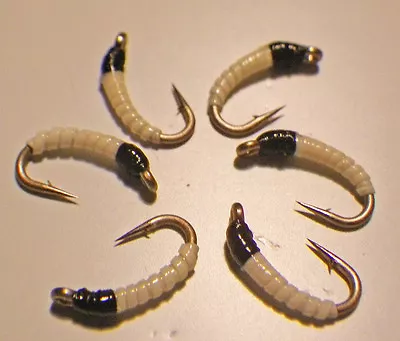 Guide's Choice Cream Midge Larva Fly Fishing Flies Trout Flies San Juan Special • $12.95