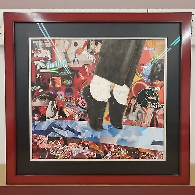 Framed Michael Jackson Man In The Mirror Tribute Collage • $320