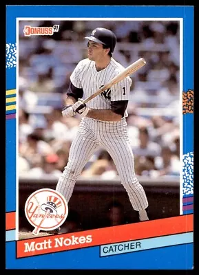 1991 Donruss Matt Nokes New York Yankees #170 • $2.99