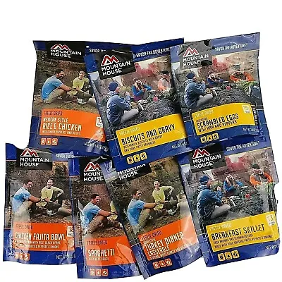 Mountain House Freeze Dried Food Pouches Camp Trail MRE Emergency • $11.99