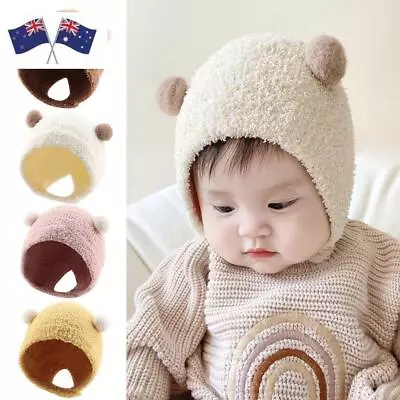 Cute Autumn Winter Hats Warm Warmer Bonnet Newborn Cap  Newborn Toddler • $10.09