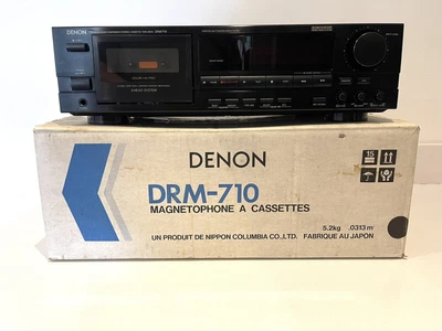 £295 • Buy DENON DRM-710 3 Head Dual Capstan Cassette Deck .Pro Refurb & Service. Ex Cond.