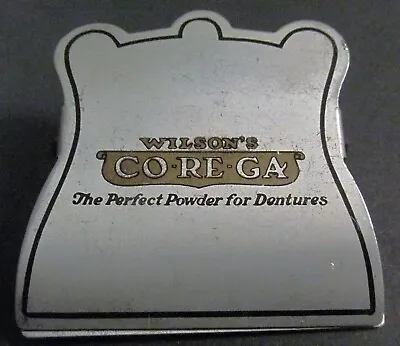 Vintage Wilson's CO-RE-GA Denture Powder Advertising Paper Clip Dental Dentist • $15