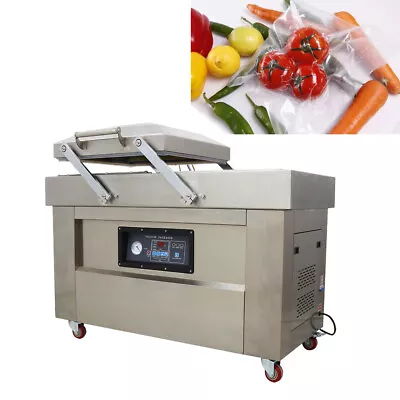 Double Chamber Automatic Vacuum Packaging Machine Food Storage Sealer Packer • $2292.66