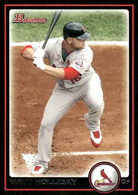 Matt Holliday 2010 Bowman #55 St. Louis Cardinals • $0.99