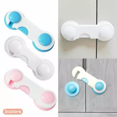 $6.90 • Buy Child Baby Cupboard Cabinet Safety Locks Proofing Door Drawer Fridge Kids SP