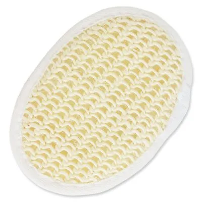 NATURAL EXFOLIATING PAD Body Face Sponge Bath Wash Loofah Shower Skin Scrubber • £4.19