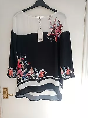 £5 • Buy Lipsy High Low Hem Chiffon Blouse Size 14