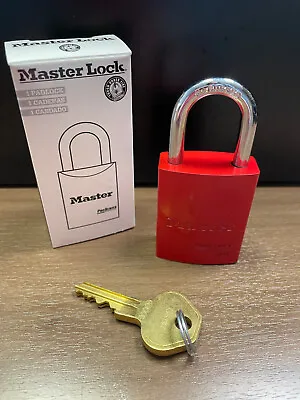 Master Lock (6835RED) Keyed Alike Red Padlock Key #13G194 • $15.99