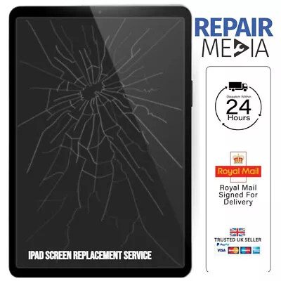£69.99 • Buy IPAD Screen Replacement Repair Service IPAD MINI/1/2/3/4/5/AIR/PRO Smashed Crack
