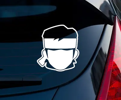 Snake Metal Gear Solid Indoor/Outdoor Matte White Vinyl Decal 3 X2.7  • $5.24