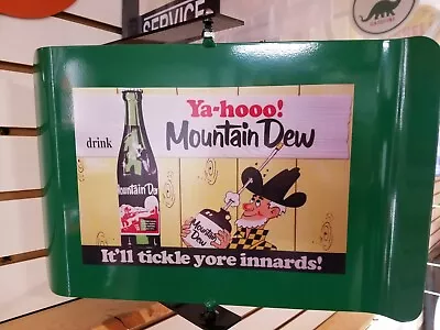 Mountain Dew Green Vintage/retro  Spinning Wall Mount Advertising Sign • $83