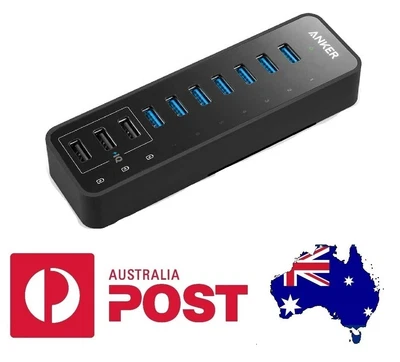 $135 • Buy Anker 10 Port 60W Data Hub With 7 USB 3.0 Ports And 3 PowerIQ Charging Ports