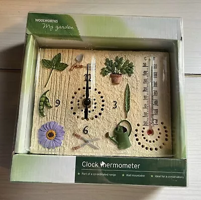 Clock And Thermometer For Garden • £19.90