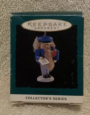 1995 Hallmark Keepsake Nutcracker Guild Mail Carrier Miniature Ornament #2 • $6.99