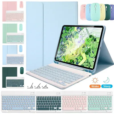 £16.14 • Buy Smart Shockproof Case Cover Keyboard Mouse For IPad 9th 8th 7th Air 3 4 5th Gen
