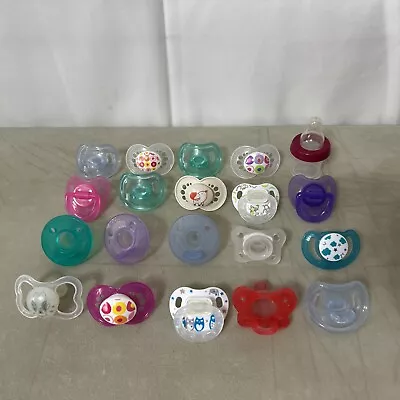 Lot Of 20 Baby Pacifiers For Reborn Dolls DIY Mam NUk Advent And More 1 DEFECT • $26.99