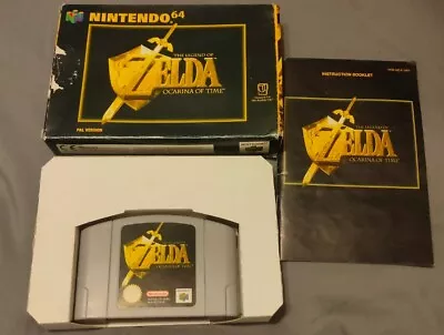 The Legend Of Zelda - Ocarina Of Time - Nintendo 64 - N64 - Boxed Pal Version • £25