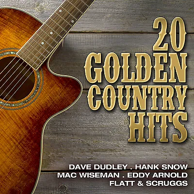 CD 20 Golden Country Hits From Various Artists With Dave Dudley Hank Snow • £10.99