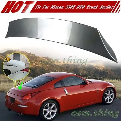 2008 Fit FOR NISSAN 350Z Z33 2D Coupe V DTO Rear Trunk Spoiler Wing Color#WV2 • $392.69