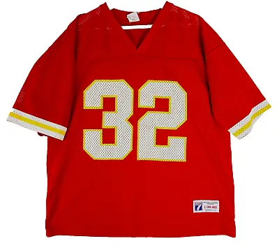 Vintage Logo 7 Kansas City Chiefs Marcus Allen #32 Jersey Men's Large 46-48 • $24.64