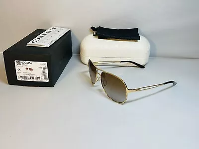 New Oakley Womens Caveat Sunglasses Polished Gold Dark Brown Gradient Lens • $89.99