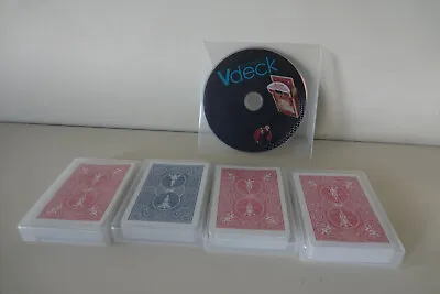 £25 • Buy V DECK By Peter Nardi (4 X Gimmicks Plus DVD)