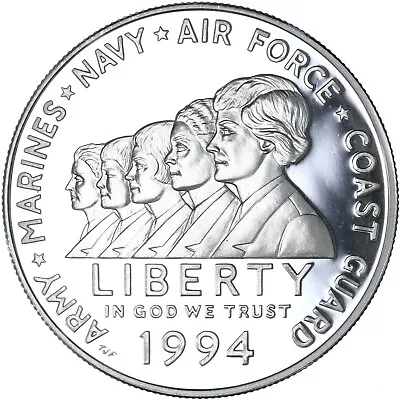 1994 P Women In Military Proof 90% Silver Dollar US Coin See Pics W750 • $39.65