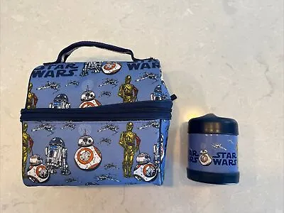 Star Wars Droids Pottery Barn Kids Insulated Lunchbox & Thermos • $14.99