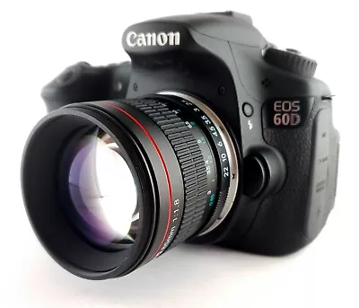 Canon EF Fit 85mm F/1.8 Medium Telephoto Portrait Lens Bokeh Shallow Focus • £119.95