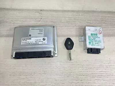 BMW E46 3 Series 325 330 X5 Z3 M54 ENGINE SET ECU DME MS43 EWS IGNITION KEY OEM • $195