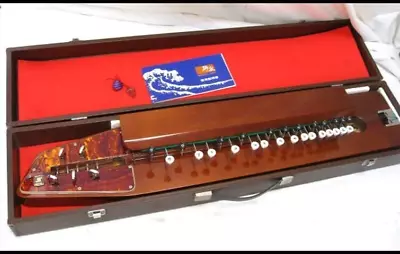 $138 • Buy SUZUKI Taishogoto SAKYU Sakura Electric Harp Koto Stringed Instrument W/ Case