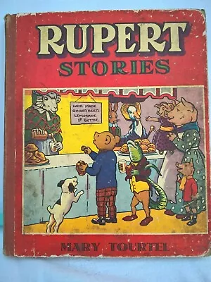 Rupert Stories. Mary Tourtel. Illustrated Hardback.Sampson LowMarstonCo. C1946 • £46