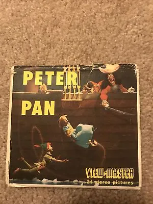 Sawyer's Vintage B372 Walt Disney's Peter Pan Movie View-master 3 Reels Packet • $20